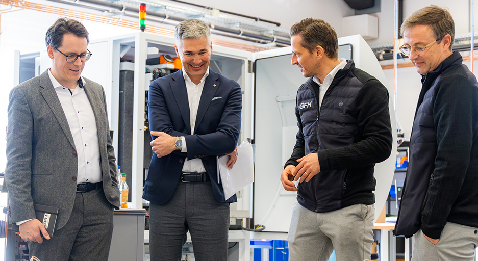 GFH GmbH Besuch Oberbürgermeister Moser